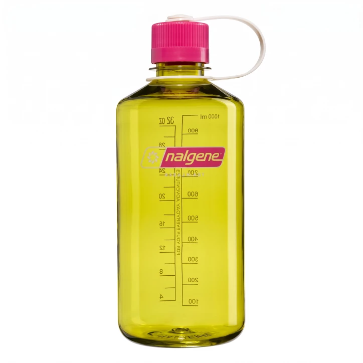 Nalgene Narrow Mouth 1L Endive/Fuchsia Purple - Butelka Turystyczna BPA Free