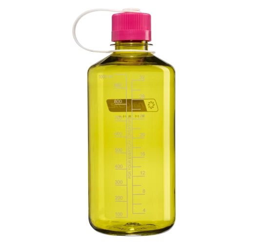 Nalgene Narrow Mouth 1L - Butelka Turystyczna Endive/Fuchsia Purple