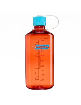 Butelka Nalgene Narrow Mouth 1 L Tritan Renew - Flame/Blue Atoll - imag24.pl
