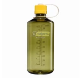 Nalgene Narrow Mouth 1L - Butelka Turystyczna Oil Green/Freesia