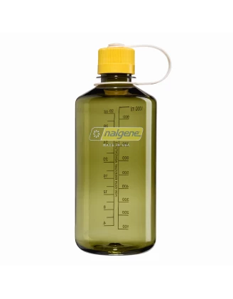 Nalgene Narrow Mouth 1L Oil Green/Freesia - Butelka Turystyczna BPA Free | imag24.pl