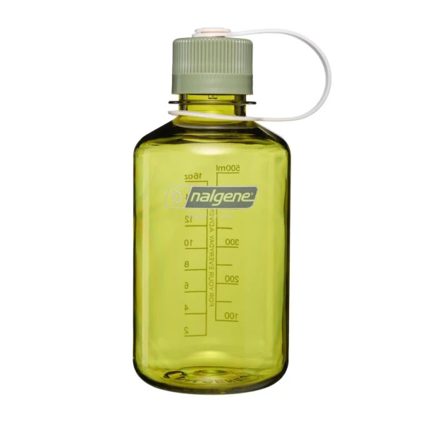 Nalgene Narrow Mouth 500 ml - Butelka Turystyczna (Endive/Oil Green)