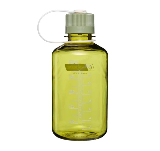 Nalgene Narrow Mouth 500 ml - Butelka Turystyczna (Endive/Oil Green)