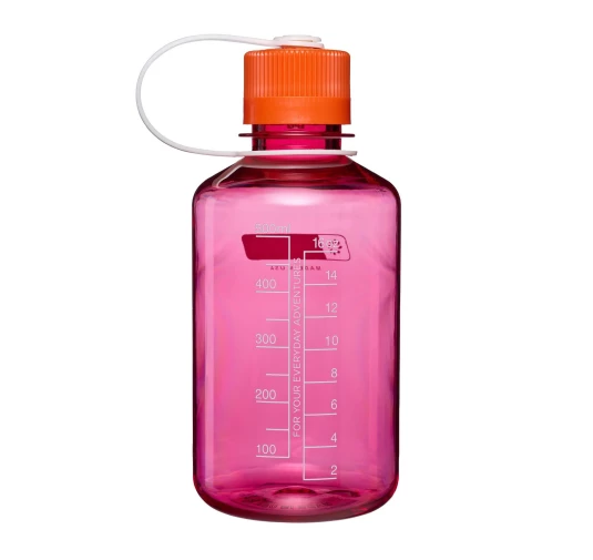 Nalgene Butelka Narrow Mouth 500 ml - Fuchsia Purple/Flame
