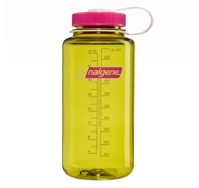 Nalgene Wide Mouth 1 l - Butelka turystyczna endive/fuchsia | Imag24.pl