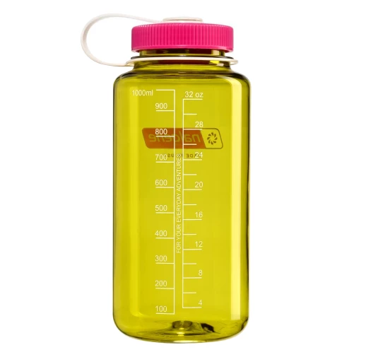 Butelka turystyczna Nalgene Wide Mouth 1 l - endive/fuchsia