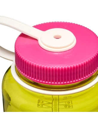Nalgene Wide Mouth 1 l - Butelka turystyczna endive/fuchsia | Imag24.pl
