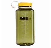 Butelka turystyczna Nalgene Wide Mouth 1 l - oil green/freesia