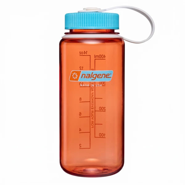 Butelka turystyczna Nalgene Wide Mouth 500 ml - Flame/Blue Atoll