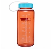Butelka turystyczna Nalgene Wide Mouth 500 ml - Flame/Blue Atoll