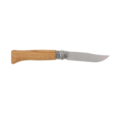 Nóż składany Opinel 8 inox dąb seria Animal - bizon