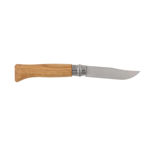 Nóż składany Opinel 8 inox dąb seria Animal - bizon