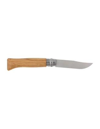 Nóż składany Opinel 8 inox dąb seria Animal - bizon