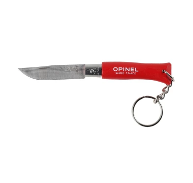 Opinel Colorama 04 – Nóż składany brelok EDC | Inox Grab Czerwony