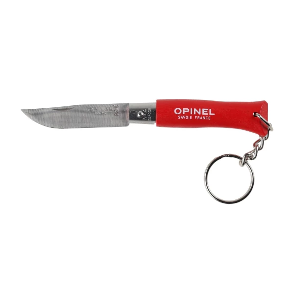 Opinel Colorama 04 – Składany Nóż Brelok, Inox, Grab Czerwony Opinel Colorama 04 – Składany Nóż Brelok, Inox, Grab Czerwony