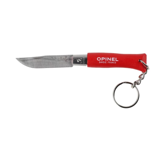 Opinel Colorama 04 – Nóż składany brelok EDC | Inox Grab Czerwony