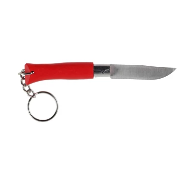 Opinel Colorama 04 – Składany Nóż Brelok, Inox, Grab Czerwony