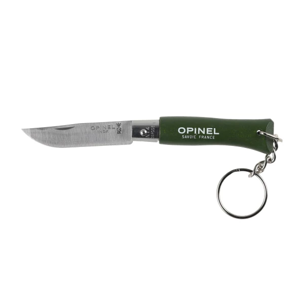 Nóż składany Opinel Colorama 04 brelok inox grab khaki Nóż składany Opinel Colorama 04 brelok inox grab khaki