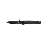 Nóż składany Benchmade 393SBK Mini SOCP – stal S30V, AXIS Lock, rękojeść G10