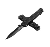 Nóż składany Benchmade 393SBK Mini SOCP – stal S30V, AXIS Lock, rękojeść G10
