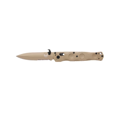 Nóż składany Benchmade 393SSN-01 Mini SOCP - S30V, AXIS Lock, G10 FDE