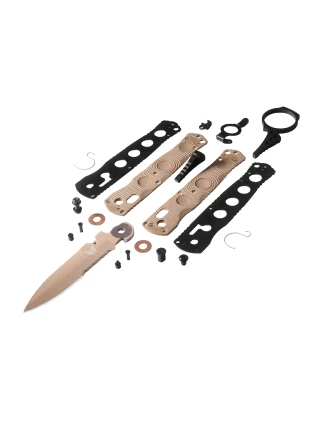 Nóż składany Benchmade 393SSN-01 Mini SOCP - S30V, AXIS Lock, G10 FDE