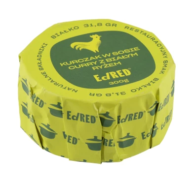 Ed RED Konserwa All in One Kurczak Curry z Ryżem 300g