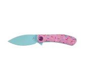 Nóż Składany Trollsky Knives Mandu EVO MTE018 14C28N Pink G10 Liner Lock