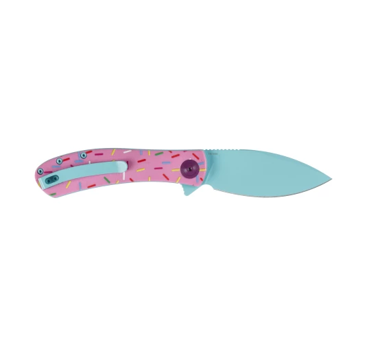 Nóż Składany Trollsky Knives Mandu EVO MTE018 14C28N Pink G10 Liner Lock