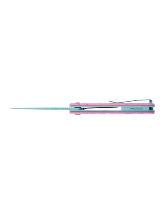 Nóż Składany Trollsky Mandu EVO MTE018 14C28N Pink G10 | imag24.pl