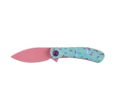 Nóż Składany Trollsky Knives Mandu EVO Liner Lock 14C28N G10 Pink/Blue