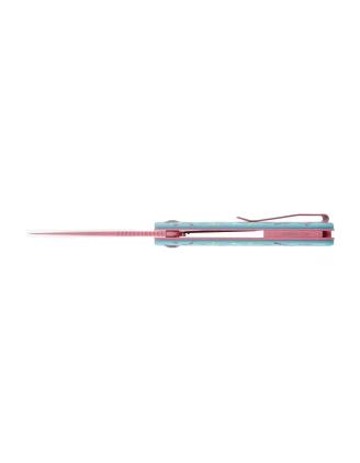Nóż Składany Trollsky Knives Mandu EVO 14C28N G10 Pink/Blue EDC