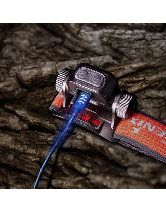 Zestaw latarek Fenix HM65R-T V2.0 czarna i E04R czarna