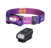 Zestaw latarek Fenix HM65R-T V2.0 nebula i E04R czarna