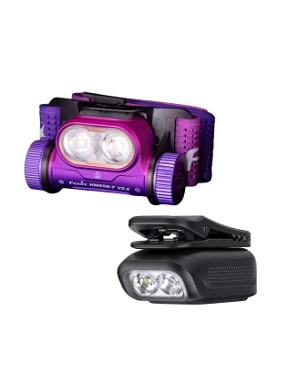 Zestaw latarek Fenix HM65R-T V2.0 nebula i E04R czarna