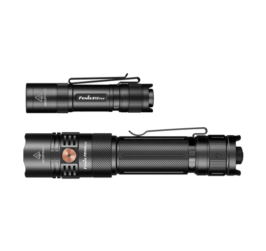 Zestaw latarka taktyczna LED Fenix PD36R ACE i latarka LED Fenix E12 V3.0