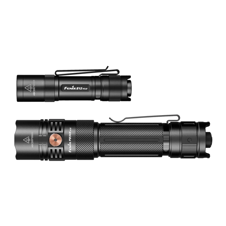 Zestaw latarka taktyczna LED Fenix PD36R ACE i latarka LED Fenix E12 V3.0