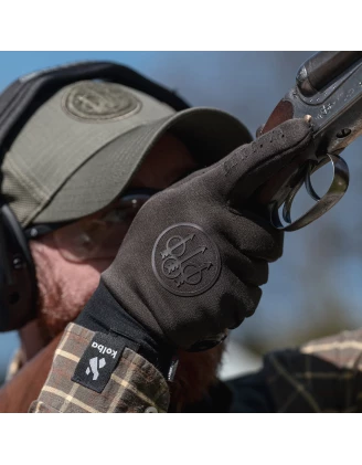 Rękawiczki Beretta Hardface Brown Bark Męskie | Polartec | imag24.pl