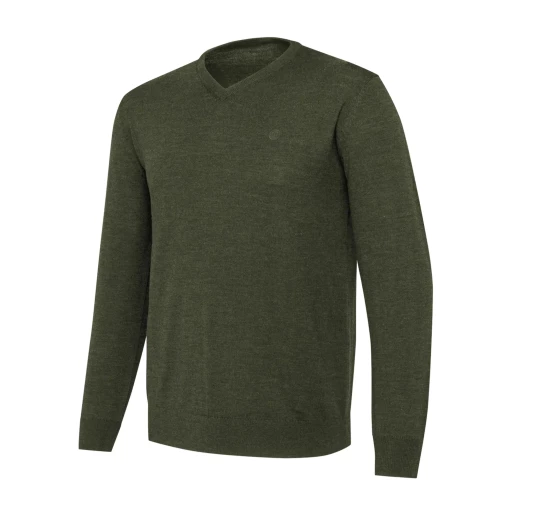 Sweter Męski Beretta Merino V-Neck Zielony | imag24.pl