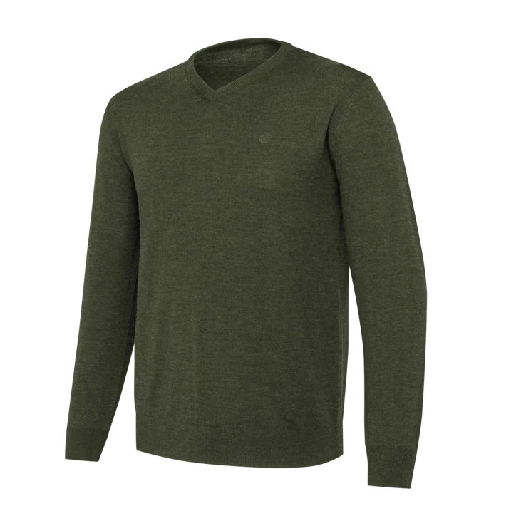 Sweter Męski Beretta Merino V-Neck Zielony | imag24.pl