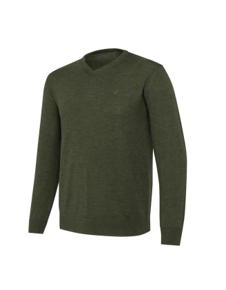 Sweter Męski Beretta Merino V-Neck Zielony | imag24.pl