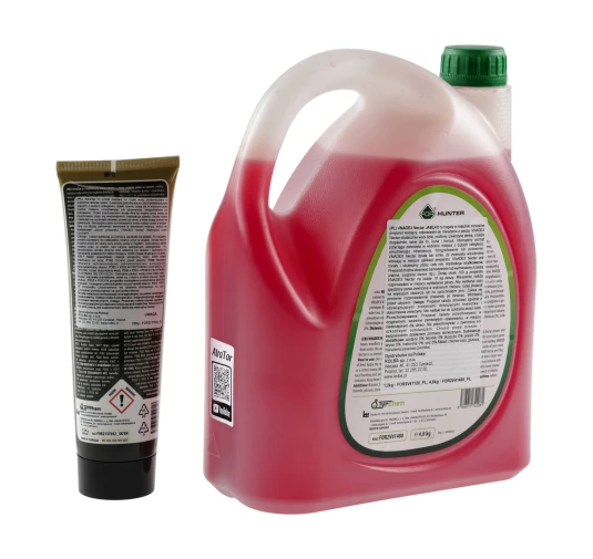 Płyn do wabienia zwierzyny For Vnadex 4,8 kg o zapachu jabłka + Smoła bukowa AtraTar 320 g