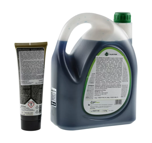 Płyn do wabienia zwierzyny For Vnadex 4,8 kg o zapachu śliwki + Smoła bukowa AtraTar 320 g