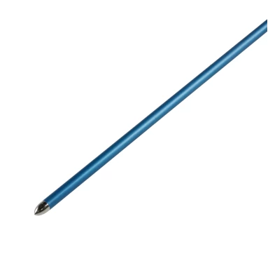 Strzały aluminiowe Poe Lang 29" z grotem tarczowym, niebieskie (5 sztuk)
