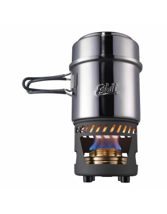 Zestaw do gotowania Esbit Cookset and Alcohol Burner 985 ml - stainless steel