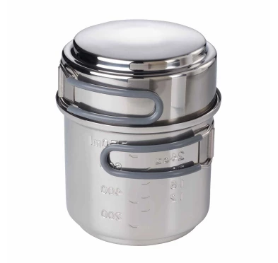 Zestaw do gotowania Esbit Cookset and Alcohol Burner 985 ml - stainless steel