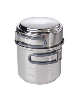 Zestaw do gotowania Esbit Cookset and Alcohol Burner 985 ml - stainless steel