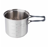 Zestaw do gotowania Esbit Cookset and Alcohol Burner 985 ml - stainless steel