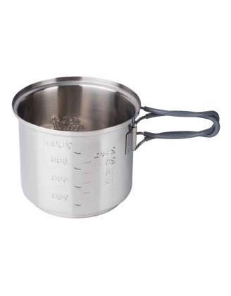 Zestaw do gotowania Esbit Cookset and Alcohol Burner 985 ml - stainless steel