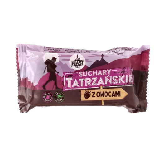 Suchary Tatrzańskie z Owocami Piast 70g | Przekąska Outdoor imag24.pl